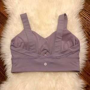 Lululemon Wild Twist Bra in Dusty Dawn